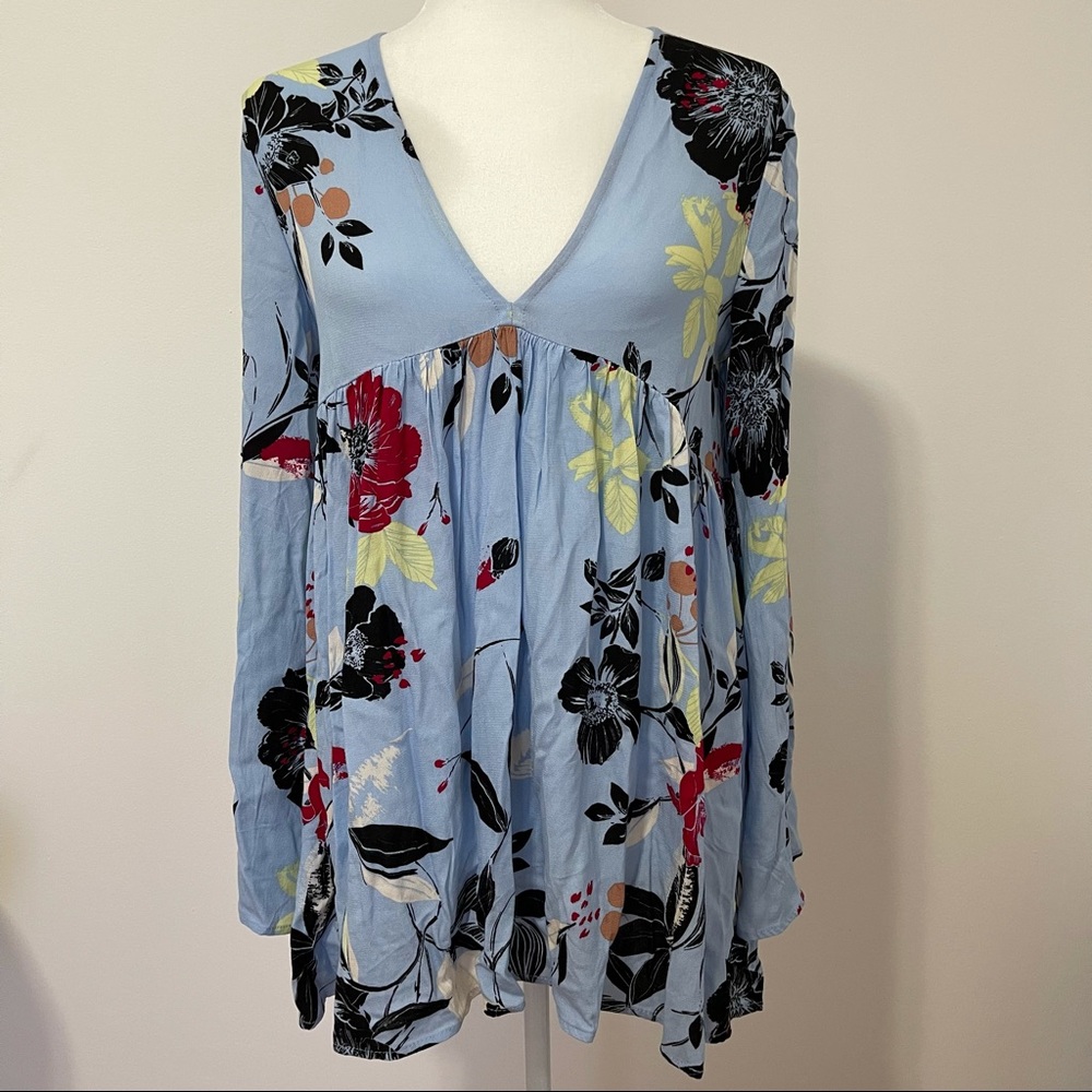 NWT Free People Bella Print Tunic